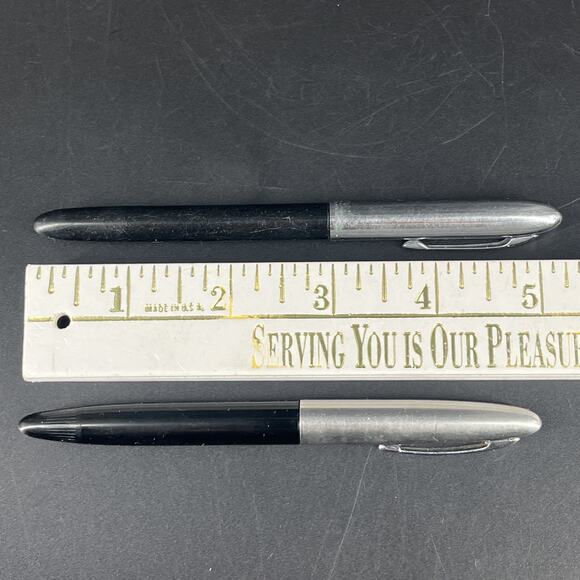 Vintage lot Fineline #304 and Sheaffer #F1 Fountain Pens Made in USA - Picture 1 of 16